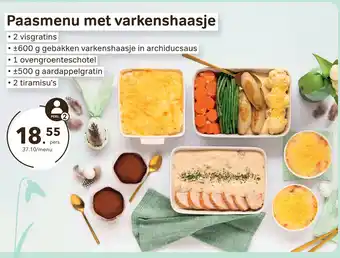 Bon Ap Paasmenu met varkenshaasje per pers aanbieding