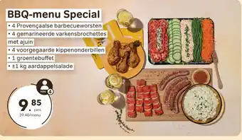 BBQ-menu special per pers