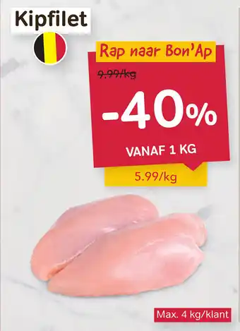 Bon Ap Kipfilet 1kg aanbieding