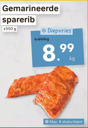 Bon Ap Gemarineerde sparerib 550g aanbieding