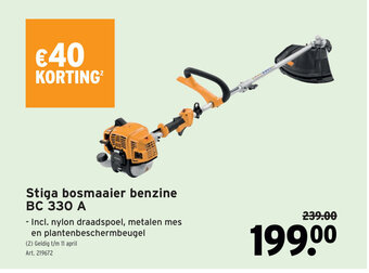Stiga bosmaaier benzine BC 330 A