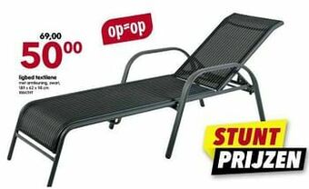 Yess Ligbed textilene aanbieding