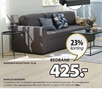 Jysk Marslev bedbank aanbieding