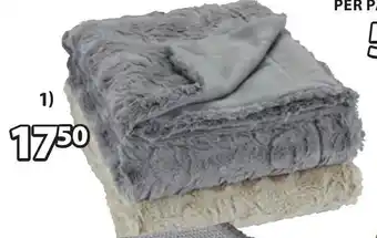 Jysk Myggblom plaid 130x170cm aanbieding