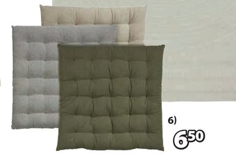 Jysk Elvesnelle stoelkussen 40x40x4 cm aanbieding