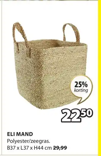 Jysk Eli mand B37 x L37 x H44cm aanbieding
