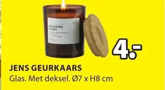 Jysk Jens geurkaars 7 x H8 cm aanbieding