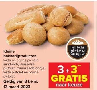 Carrefour Kleine bakkerijproducten aanbieding