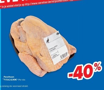 Carrefour Parelhoen aanbieding
