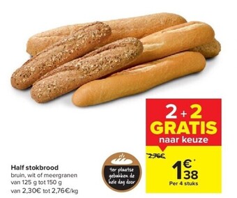 Carrefour Half stokbrood aanbieding