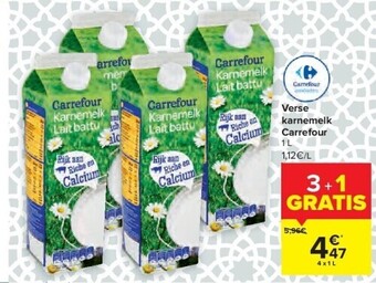 Carrefour Verse karnemelk aanbieding
