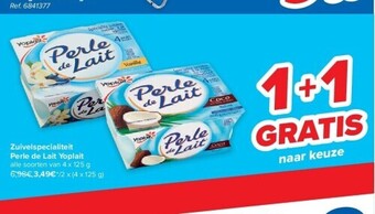 Carrefour Zuivelspecialiteit perle de lait yoplait aanbieding
