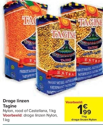 Carrefour Droge linzen tagine aanbieding