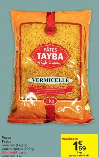 Carrefour Pasta tayba aanbieding