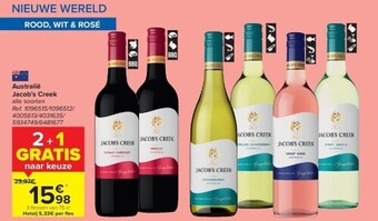 Carrefour Australië jacob’s creek aanbieding