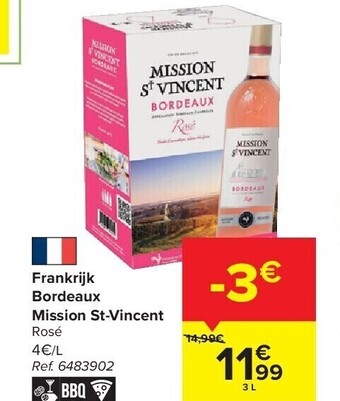 Carrefour Frankrijk bordeaux mission st-vincent aanbieding