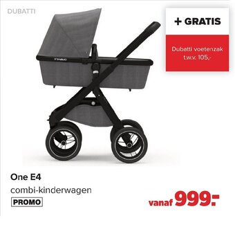 One E4 combi-kinderwagen