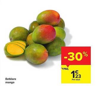 Carrefour Eetklare mango aanbieding