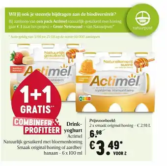 Delhaize Drink Yoghurt 1 L aanbieding