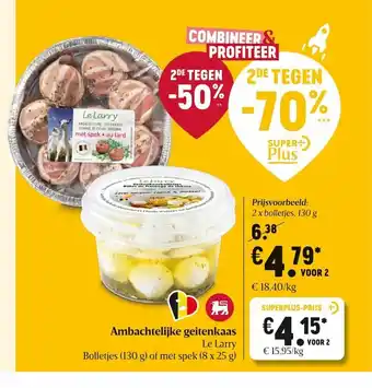 Delhaize Ambachtelijke Geitenkaas 1 kg aanbieding