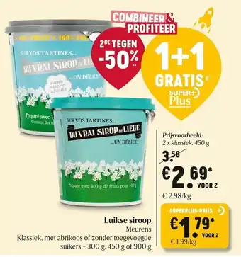 Delhaize Luikse Siroop 1 kg aanbieding