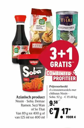Delhaize Aziatisch Product 92 g aanbieding