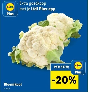 Lidl Bloemkool aanbieding