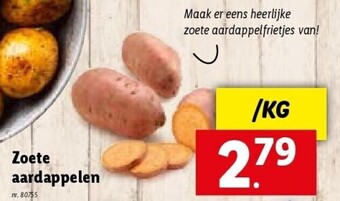 Lidl Zoete aardappelen aanbieding