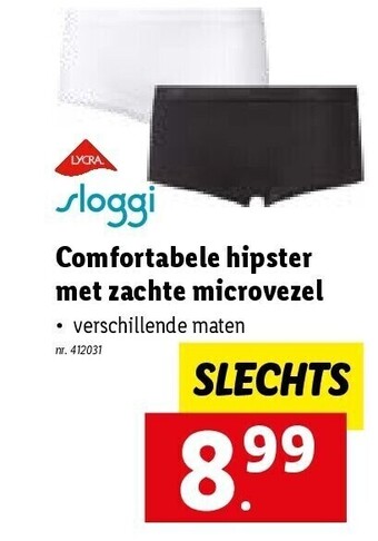 Lidl Comfortabele hipster met zachte microvezel aanbieding