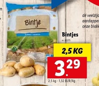 Lidl Bintjes aanbieding