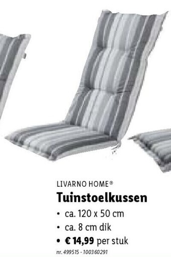 Lidl Tuinstoelkussen aanbieding