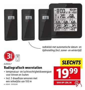 Lidl Radiografisch weerstation aanbieding