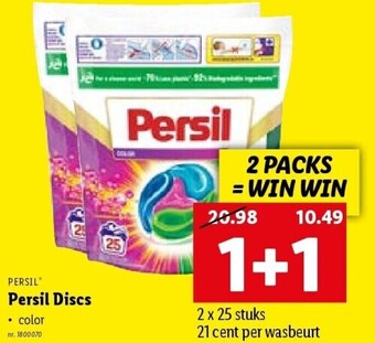 Lidl Persil discs aanbieding