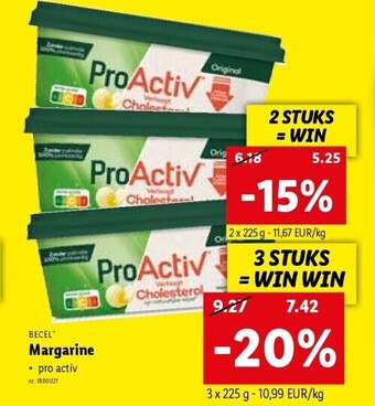 Lidl Margarine aanbieding