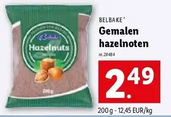 Gemalen hazelnoten