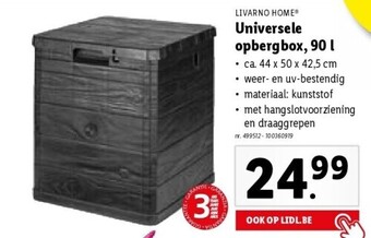 Lidl Universele opbergbox, 90 l aanbieding