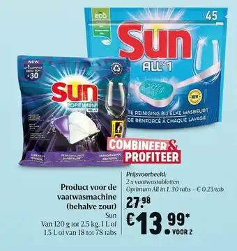 Product Voor De Vaatwasmachine (Behalve Zout) 30 tabs