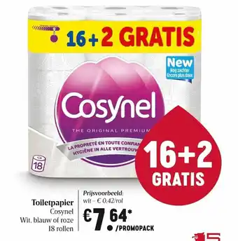 Delhaize Toiletpapier per rol aanbieding
