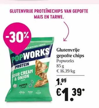 Delhaize Glutenvrije Gepofte Chips 85 g aanbieding