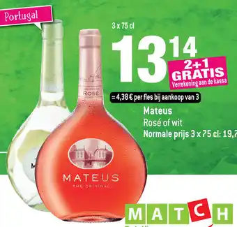 Rosé of wit Mateus
