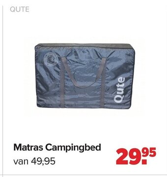 Baby-Dump Matras Campingbed aanbieding