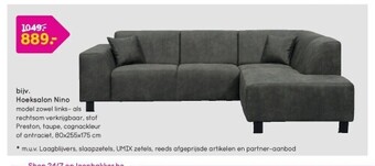 Leen Bakker Hoeksalon nino aanbieding