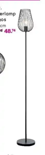Leen Bakker Vloerlamp lagos 165 cm aanbieding