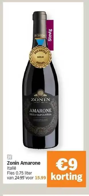 Albert Heijn Zonin amarone aanbieding