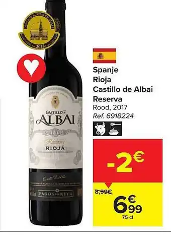 Rioja castillo de albai reserva