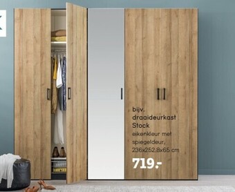 Leen Bakker Draaideurkast stock aanbieding