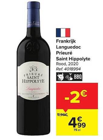 Carrefour Market Languedoc prieuré saint hippolyte aanbieding