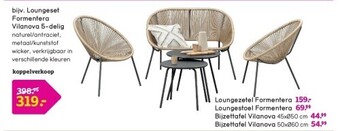 Leen Bakker Loungeset formentera vilanova 5-delig aanbieding