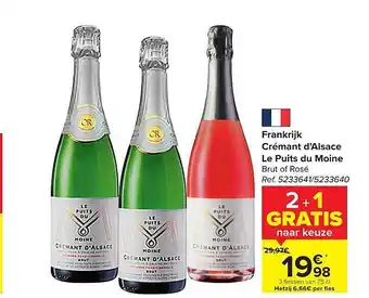 Crémant d'alsace le puits du moine