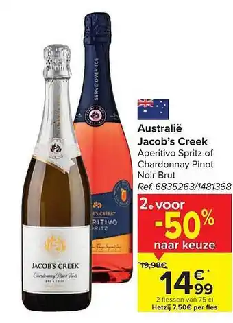 Carrefour Market Jacob's creek aanbieding